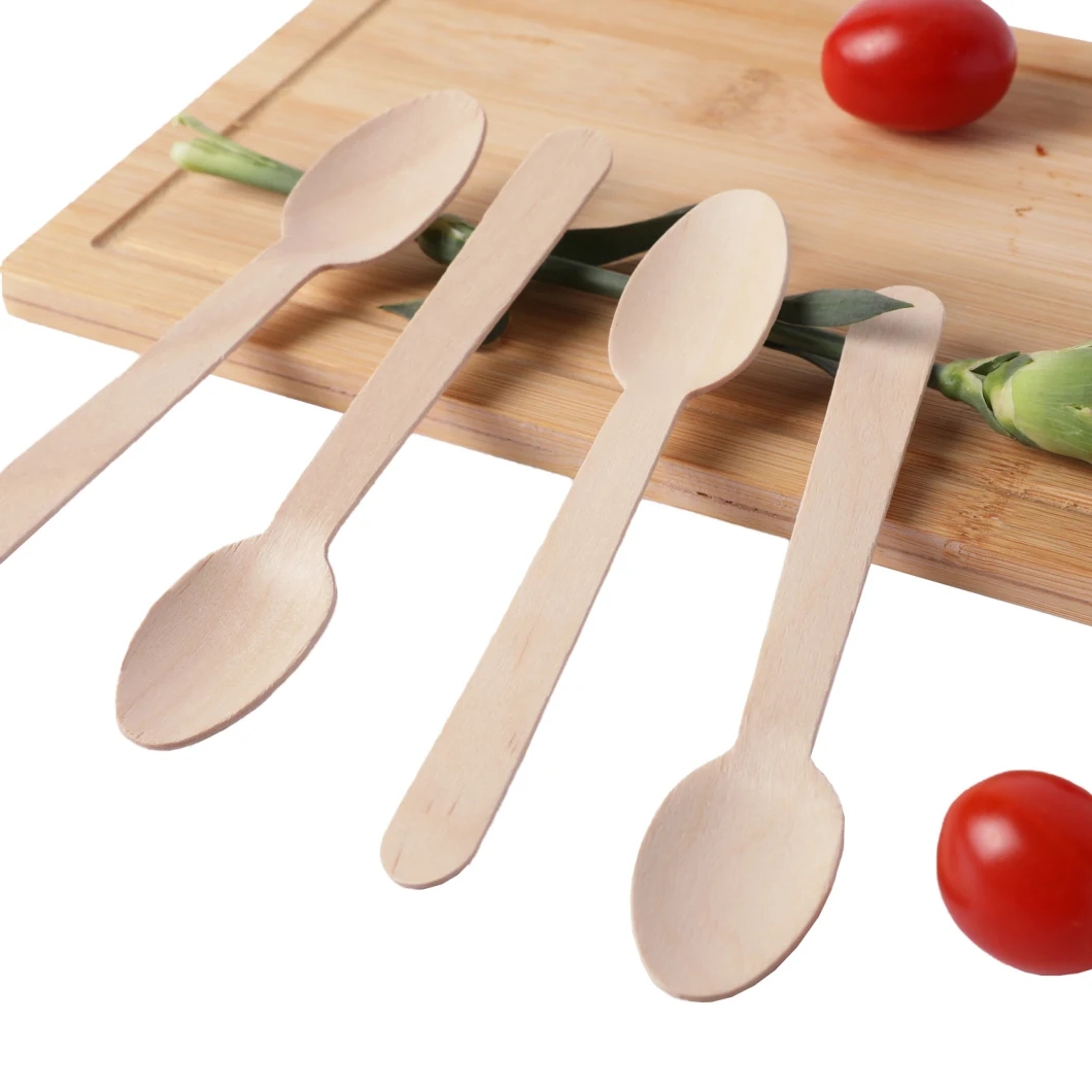 disposable wooden spoon